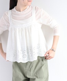 cepo | インド綿 レースキャミブラウス(キャミソール)
