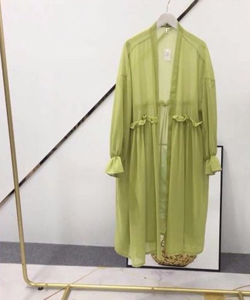 Miniministore(ミニミニストア)の「サマーカーディガン レディース シフォン(カーディガン/ボレロ・レディース・ベージュ/ホワイト/ピンク/ブラック・FREE)」の11枚目の写真