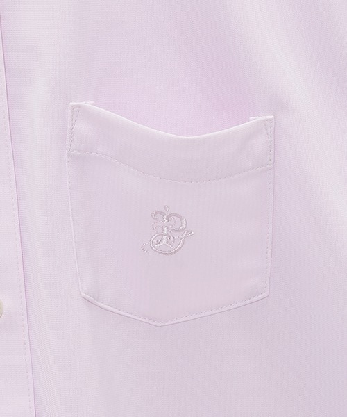 pom ponette junior（ポンポネットジュニア）の「【UVカット・吸水速乾】半袖カットシャツ（シャツ/ブラウス・キッズ・サックスブルー/ホワイト/ライトピンク・L/M/LL/S）」の7枚目の写真