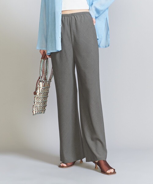 BEAUTY&YOUTH UNITED ARROWS（ビューティーアンドユースユナイテッドアローズ）の「バイアス イージーパンツ -ウォッシャブル-（その他パンツ・レディース・ブラック/コバルトブルー/グレー・M/S/L）」の8枚目の写真