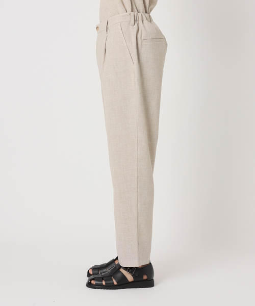 JOURNAL STANDARD relume（ジャーナルスタンダード　レリューム）の「TECH CANVAS ワイドイージーパンツ（スラックス・メンズ・クリアブルー/アイボリー/オリーブ/ブラック・LARGE/MEDIUM/SMALL）」の22枚目の写真