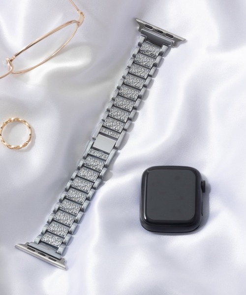 emonique(エモニーク)の「合金 Apple Watch バンド スマートウォッチバンド【38/40/41/42/44/45/49mm対応】(デジタル腕時計・レディース・ゴールド/ピンクゴールド/ピンク/ブラック/シルバー・38/42)」の3枚目の写真