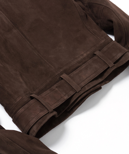 AMERICAN RAG CIE（アメリカンラグシー）の「AMERICAN RAG CIEゴートスウェードライダースジャケット/213-AMR-asi-L152-JK068（ライダースジャケット・レディース・ダークブラウン・FREE）」の3枚目の写真