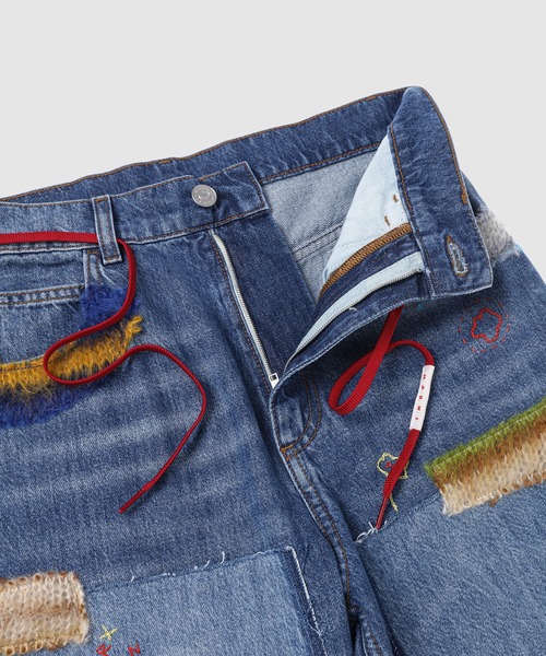 MARNI（マルニ）の「MOHAIR PATCH / コットンデニムパンツ（デニム