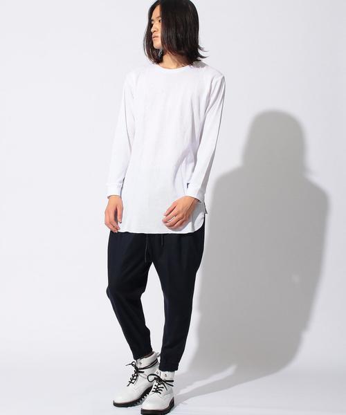 MONKEY TIME(モンキータイム)の「<monkey time>∴ 30THML LONG TEE/カットソー◆(Tシャツ/カットソー・メンズ・ホワイト/グレー・MEDIUM/SMALL/X-LARGE/LARGE)」の5枚目の写真