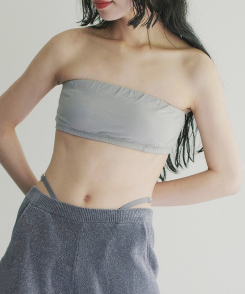 SORIN チューブトップ ベアトップ Silky Jersey Bare Top