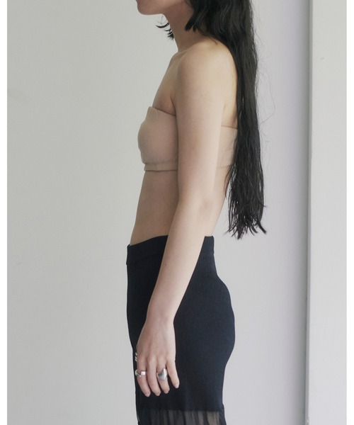 SORIN（ソリン　）の「Silky Jersey Bandeau/シルキージャージ バンドゥ（チューブトップ・レディース・ホワイト/ベージュ/ブラック/グレー・38）」の12枚目の写真