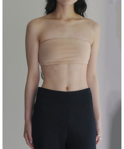 SORIN（ソリン　）の「Silky Jersey Bandeau/シルキージャージ バンドゥ（チューブトップ・レディース・ホワイト/ベージュ/ブラック/グレー・38）」の11枚目の写真