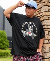 PIMLICO（ピムリコ）の「PIMLICO ピムリコ 半袖 プリント Tシャツ DRY メッシュ クルーネック 大きいサイズ メンズ（Tシャツ/カットソー）」