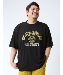PIMLICO ピムリコ 半袖 プリント Tシャツ DRY メッシュ クルーネック 大きいサイズ メンズ