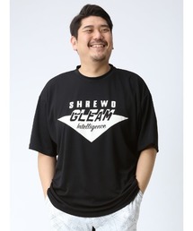 PIMLICO ピムリコ 半袖 プリント Tシャツ DRY メッシュ クルーネック 大きいサイズ メンズ