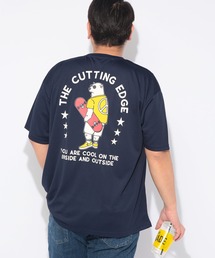 PIMLICO（ピムリコ）の「PIMLICO ピムリコ 半袖 プリント Tシャツ DRY メッシュ クルーネック 大きいサイズ メンズ（Tシャツ/カットソー）」