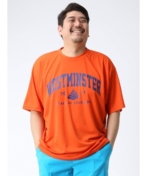 PIMLICO(ピムリコ)の「PIMLICO ピムリコ 半袖 プリント Tシャツ DRY メッシュ クルーネック 大きいサイズ メンズ(Tシャツ/カットソー・メンズ・カーキ/ホワイト/ブラック/ネイビー/ワイン/G/F/E/D/C/B/コバルトブルー/ダークグレー/ブルー/オレンジ/ブラックミックス/オフホワイト/ダークブラック/ライトブラック/グリーン/アイボリー/ターコイズブルー/ダークネイビー/ゴールド/イエロー/グレー/シルバー/アッシュグレー/オリーブ/エメラルドブルー・4L/3L/8L/5L/6L)」の22枚目の写真