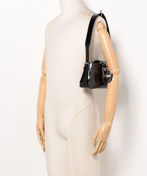 clear（クリア）の「メタリックハンドバッグ≪2024SS≫（ハンドバッグ・レディース・ブラック/シルバー・F）」の6枚目の写真