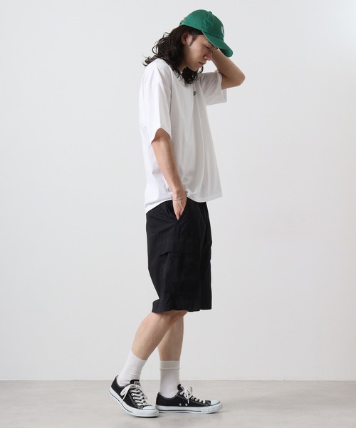 FUNALIVE(ファンアライブ)の「サガラ刺繍オーバーサイズTシャツUVカット&COOL&DRY(Tシャツ/カットソー・メンズ・ブラック/サックスブルー/ホワイト系その他2/グリーン・M/L/LL)」の11枚目の写真