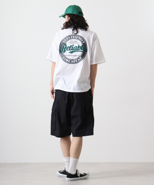 FUNALIVE(ファンアライブ)の「サガラ刺繍オーバーサイズTシャツUVカット&COOL&DRY(Tシャツ/カットソー・メンズ・ブラック/サックスブルー/ホワイト系その他2/グリーン・M/L/LL)」の12枚目の写真