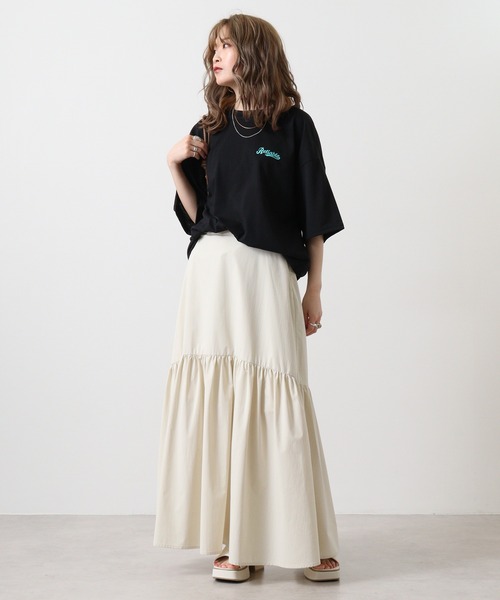 FUNALIVE(ファンアライブ)の「サガラ刺繍オーバーサイズTシャツUVカット&COOL&DRY(Tシャツ/カットソー・メンズ・ブラック/サックスブルー/ホワイト系その他2/グリーン・M/L/LL)」の17枚目の写真