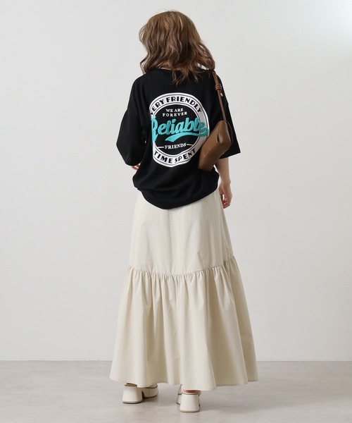 FUNALIVE(ファンアライブ)の「サガラ刺繍オーバーサイズTシャツUVカット&COOL&DRY(Tシャツ/カットソー・メンズ・ブラック/サックスブルー/ホワイト系その他2/グリーン・M/L/LL)」の19枚目の写真