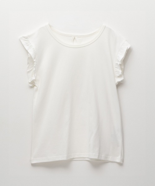 NAVY（ネイビー）の「NAVY キャミソールワンピース ＋ フリルTシャツSET アンサンブル（ワンピース・キッズ・ブラック/グリーン/モカ・140/150/160/120/130）」の7枚目の写真