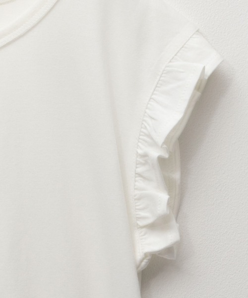 NAVY（ネイビー）の「NAVY キャミソールワンピース ＋ フリルTシャツSET アンサンブル（ワンピース・キッズ・ブラック/グリーン/モカ・140/150/160/120/130）」の9枚目の写真