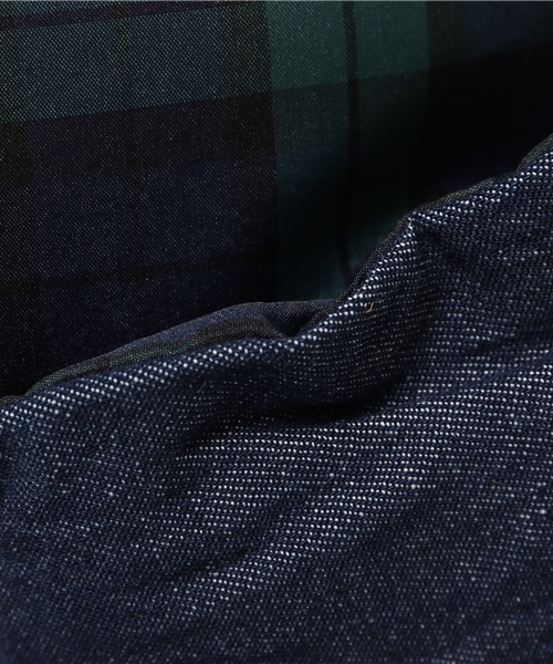 WEGO（ウィゴー）の「WEGO/リバーシブル中綿ベスト（ダウンベスト・レディース・グレー/インディゴブルー・FREE）」の14枚目の写真