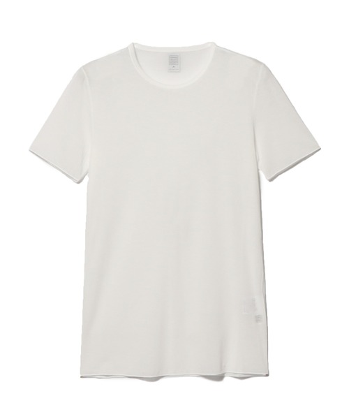 ESTNATION(エストネーション)の「GOOD PEOPLE GOOD STITCHING GOOD PRODUCT for ESTNATION / シアーハーフスリーブTシャツ(Tシャツ/カットソー・レディース・アイボリー/ホワイト/ライトグレー・FREE)」の1枚目の写真