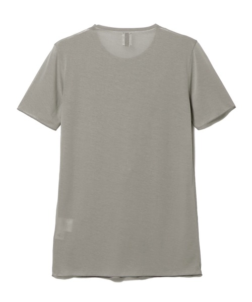 ESTNATION(エストネーション)の「GOOD PEOPLE GOOD STITCHING GOOD PRODUCT for ESTNATION / シアーハーフスリーブTシャツ(Tシャツ/カットソー・レディース・アイボリー/ホワイト/ライトグレー・FREE)」の5枚目の写真
