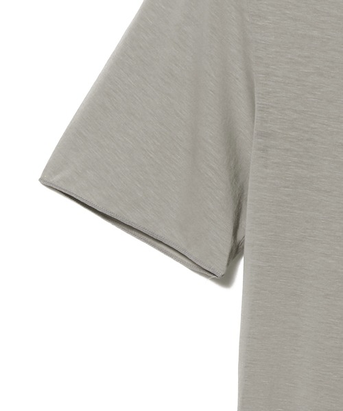 ESTNATION(エストネーション)の「GOOD PEOPLE GOOD STITCHING GOOD PRODUCT for ESTNATION / シアーハーフスリーブTシャツ(Tシャツ/カットソー・レディース・アイボリー/ホワイト/ライトグレー・FREE)」の4枚目の写真