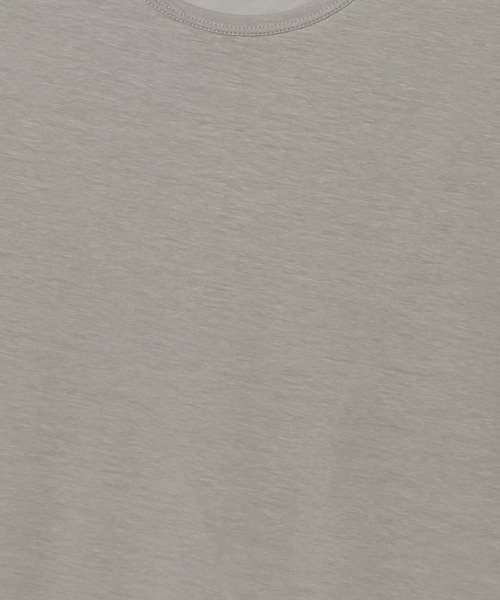 ESTNATION(エストネーション)の「GOOD PEOPLE GOOD STITCHING GOOD PRODUCT for ESTNATION / シアーハーフスリーブTシャツ(Tシャツ/カットソー・レディース・アイボリー/ホワイト/ライトグレー・FREE)」の7枚目の写真