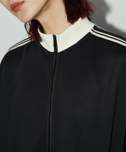 Auntie Rosa Holiday（アンティローザホリデー）の「ハーフジップトラックジャージ半袖ワンピース（ワンピース・レディース・ナチュラル/ブラック・FREE）」の12枚目の写真