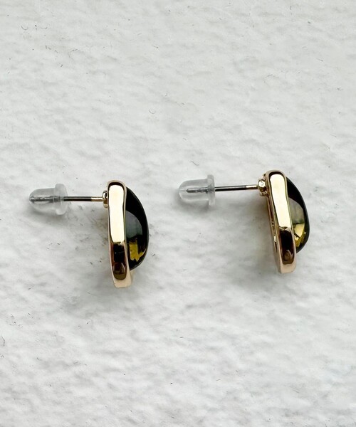 fredy emue(フレディエミュ)の「ドロップチューリップピアス(ピアス(両耳用)・レディース・ライトブルー/オリーブ/クリア・FREE)」の11枚目の写真