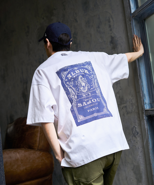 417 EDIFICE（フォーワンセブンエディフィス）の「SAJOU Tシャツ3（Tシャツ/カットソー・メンズ・ホワイト・LARGE/MEDIUM）」の2枚目の写真
