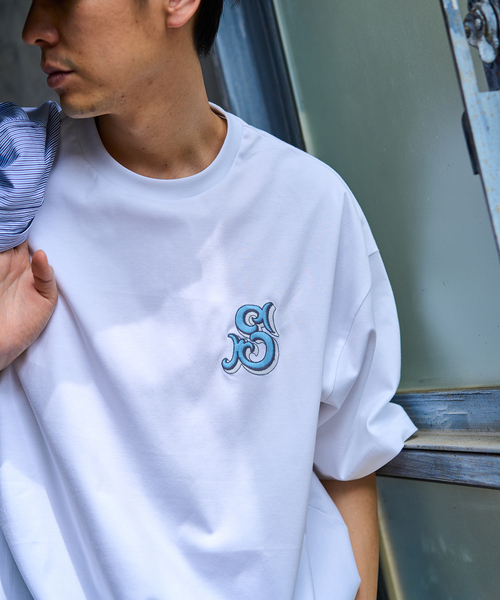 417 EDIFICE（フォーワンセブンエディフィス）の「SAJOU Tシャツ3（Tシャツ/カットソー・メンズ・ホワイト・LARGE/MEDIUM）」の3枚目の写真