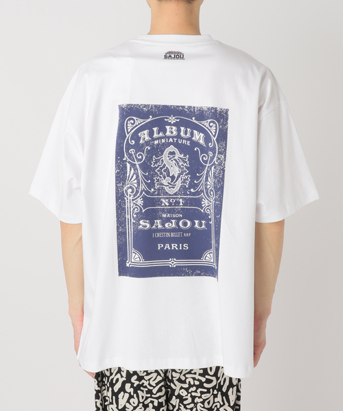 417 EDIFICE（フォーワンセブンエディフィス）の「SAJOU Tシャツ3（Tシャツ/カットソー・メンズ・ホワイト・LARGE/MEDIUM）」の5枚目の写真