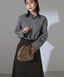 Demi-Luxe BEAMS | フェイクファー ポーチバッグ(ショルダーバッグ)