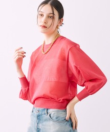 シアーニットプルオーバー