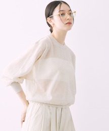 BABYLONE | シアーニットプルオーバー(Tシャツ/カットソー)