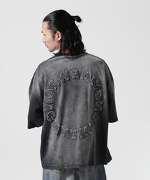 DANKE SCHON | DankeSchon/ダンケシェーン/PIGMENT SPRAYING CIRCLE S/S TEE/半袖Tシャツ(Tシャツ/カットソー)