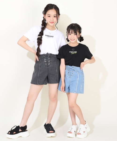 Katie WINTER DOLL ショートパンツ　ニットパンツ　ピンク ケーブルニット&ニットショートパンツ 6388 - 韓国ファッション