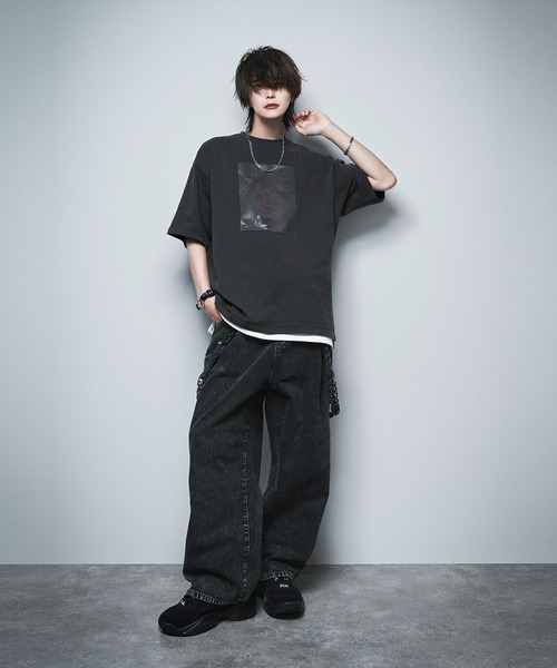 walenode 黒 半袖 Tシャツ　wagamama別注 walenode 黒 半袖 Tシャツ wagamama別注