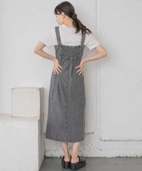 RETRO GIRL（レトロガール）の「ダブルZIPキャミOP（ワンピース・レディース・ブラック/ブルー系その他5/ブルー・FREE）」の7枚目の写真