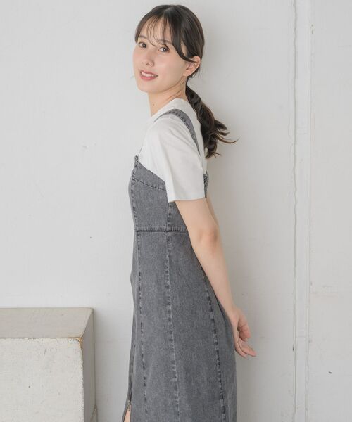 RETRO GIRL（レトロガール）の「ダブルZIPキャミOP（ワンピース・レディース・ブラック/ブルー系その他5/ブルー・FREE）」の10枚目の写真