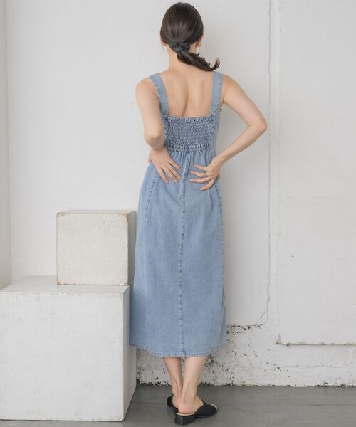 RETRO GIRL（レトロガール）の「ダブルZIPキャミOP（ワンピース・レディース・ブラック/ブルー系その他5/ブルー・FREE）」の15枚目の写真