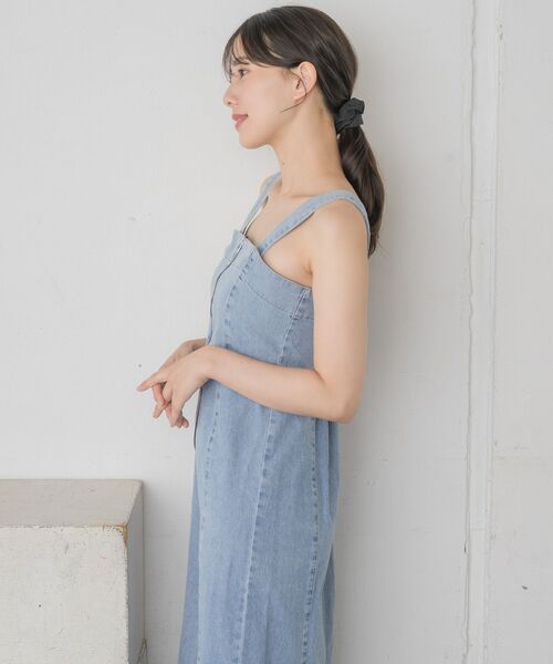 RETRO GIRL（レトロガール）の「ダブルZIPキャミOP（ワンピース・レディース・ブラック/ブルー系その他5/ブルー・FREE）」の18枚目の写真