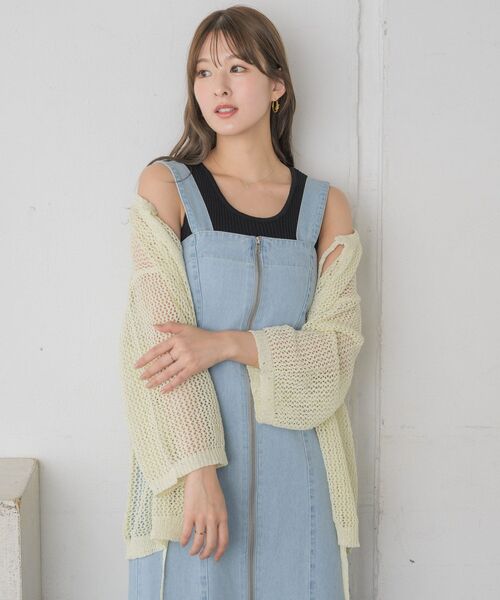 RETRO GIRL（レトロガール）の「ダブルZIPキャミOP（ワンピース・レディース・ブラック/ブルー系その他5/ブルー・FREE）」の21枚目の写真