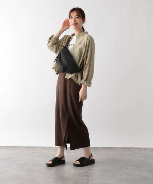 GLOBAL WORK（グローバルワーク）の「撥水スマらくボディバッグ/126876（ボディバッグ/ウエストポーチ・メンズ・グレー/ブラック/ベージュ・ONE SIZE）」の6枚目の写真