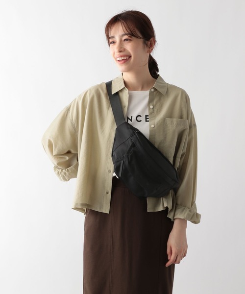 GLOBAL WORK（グローバルワーク）の「撥水スマらくボディバッグ/126876（ボディバッグ/ウエストポーチ・メンズ・グレー/ブラック/ベージュ・ONE SIZE）」の7枚目の写真