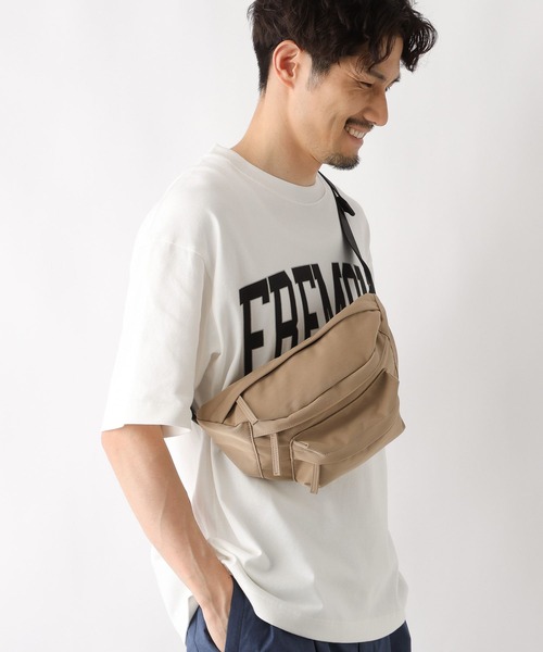 GLOBAL WORK（グローバルワーク）の「撥水スマらくボディバッグ/126876（ボディバッグ/ウエストポーチ・メンズ・グレー/ブラック/ベージュ・ONE SIZE）」の13枚目の写真