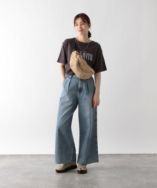 GLOBAL WORK（グローバルワーク）の「撥水スマらくボディバッグ/126876（ボディバッグ/ウエストポーチ・メンズ・グレー/ブラック/ベージュ・ONE SIZE）」の14枚目の写真