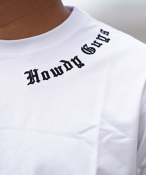 adamsJUGGLER（アダムスジャグラー）の「RTEG O.E N/エンブロイダリーティー（Tシャツ/カットソー・メンズ・ホワイト/ブラック・S/M/L/XL/XXL）」の16枚目の写真